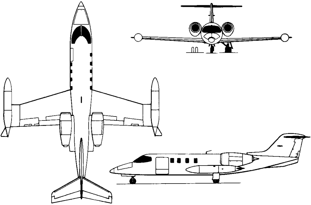 аренда частного самолета Learjet 35